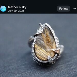 For Christine!  Plus Turquoise ring, as discussed! 🩵